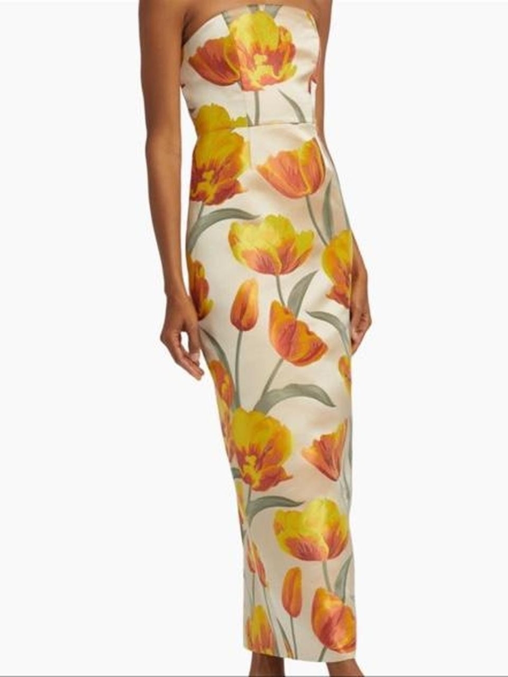Milly Orion Strapless Evening Dress